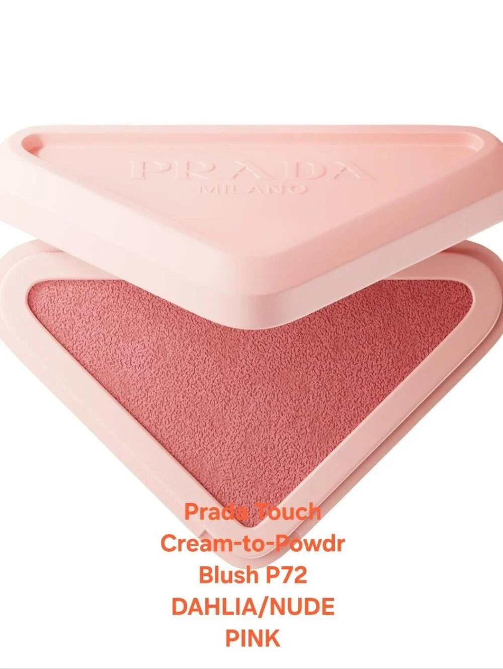 Prada Touch Cream-to-Powder Blush 072 DAHLIA/NUDE PINK. BNIB💥NEW💥